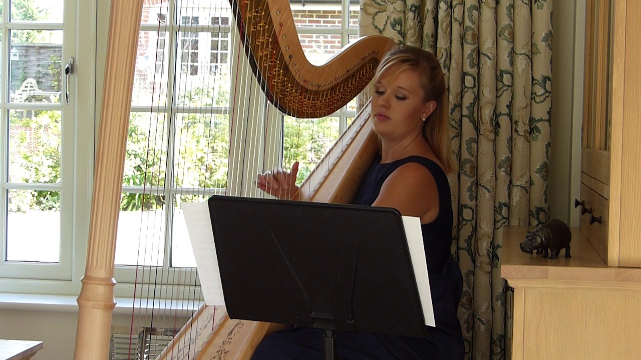 Somewhere, by Leonard Bernstein - performed by Nicola Veal Harpist