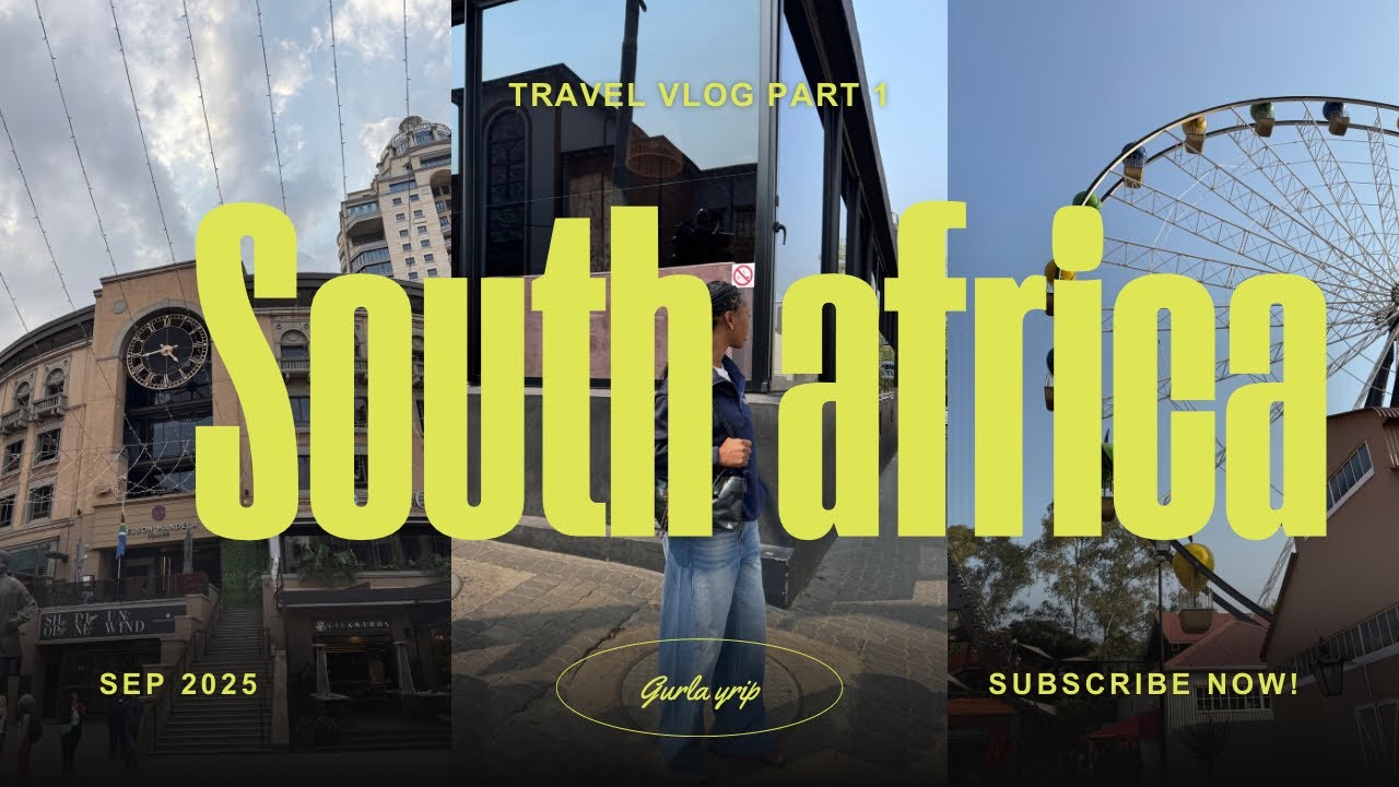 TRAVEL VLOG| girls trip in South Africa| shopping| exploring the city |restaurants .Part 1 @Biamah 