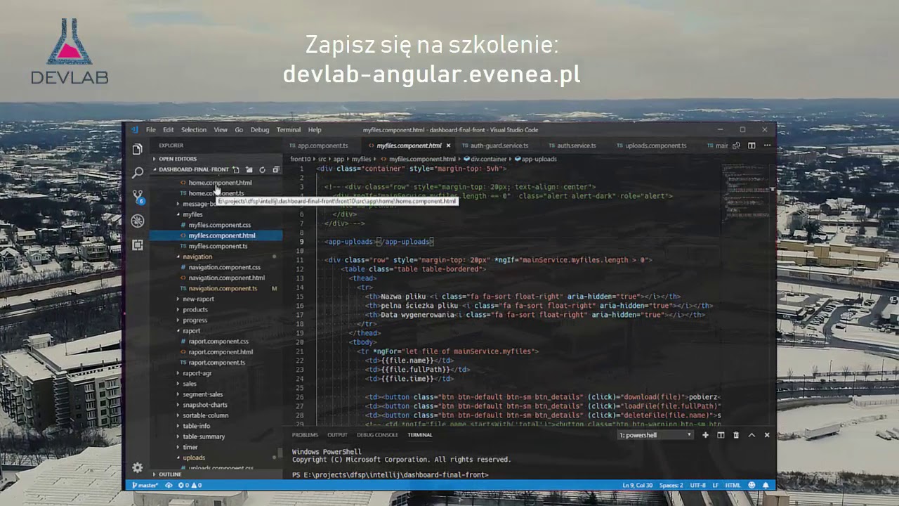 Promo - Szkolenie Angular 7 - wprowadzenie do frameworka