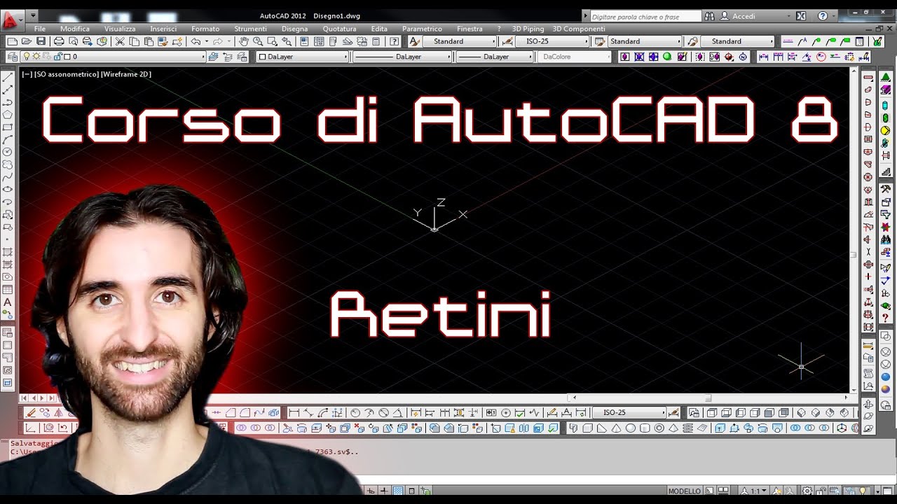 Corso di AutoCAD - 8 - Retini & Tratteggi