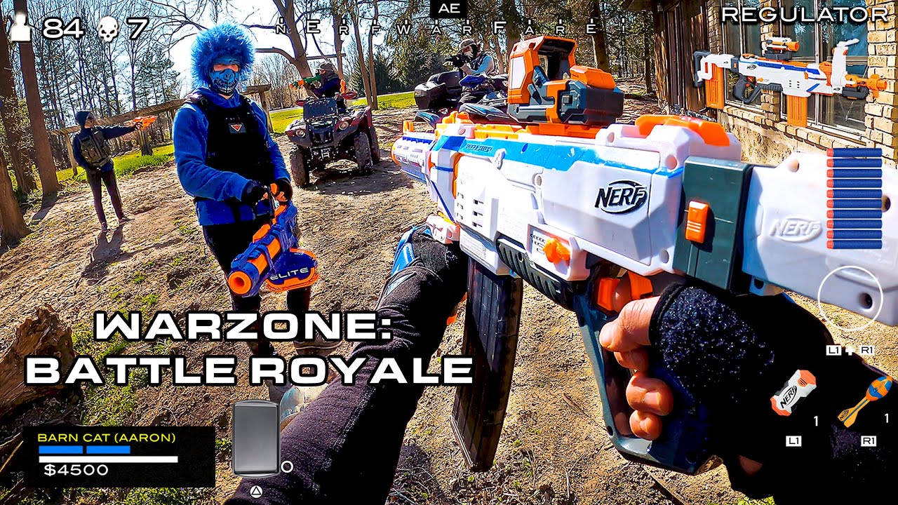 NERF meets Call of Duty | Warzone: Battle Royale (First Person Shooter!)