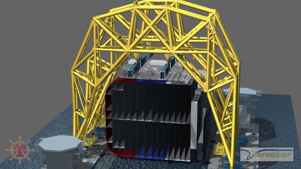 Golden Ray Cargo Ship Salvage Procedure | 3D-Rendered Video