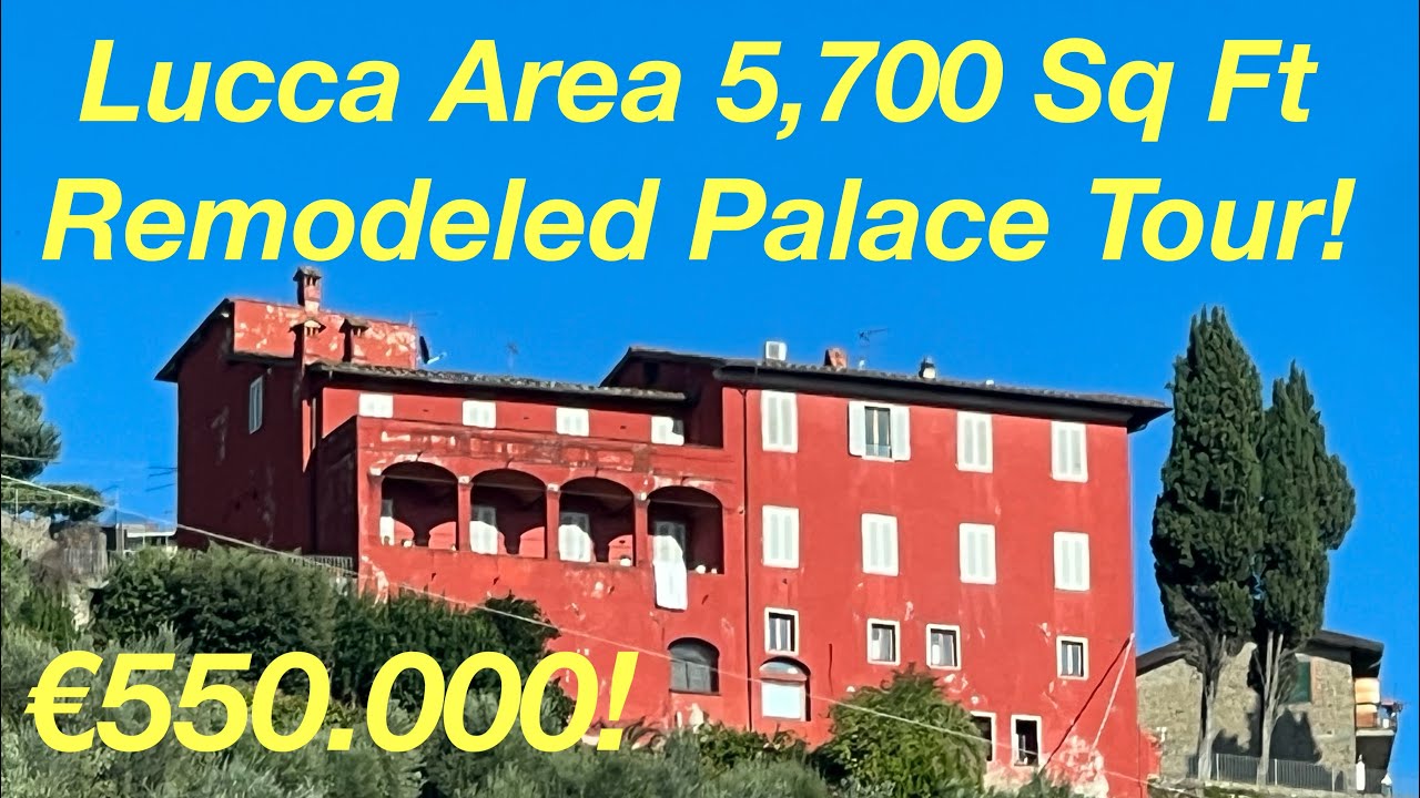 Majestic Italian Palace Of 5 Beds/3 Baths Near Lucca: Renovated With Modern Luxuries | Bradsworld.It