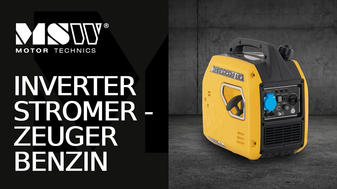 Inverter Stromerzeuger Benzin MSW Motor Technics MSW-PGI2100E | Produktpr&auml;sentation
