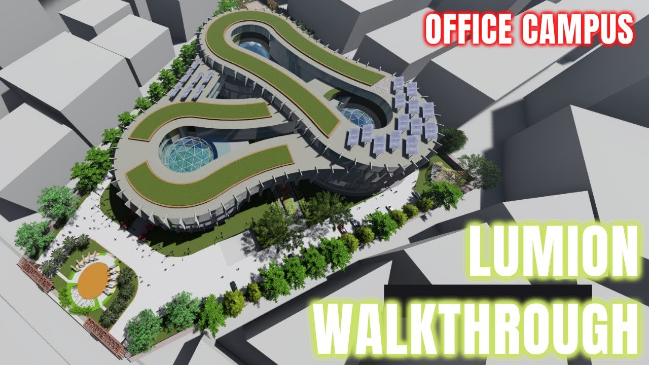 OFFICE CAMPUS DESIGN | LUMION WALKTHROUGH