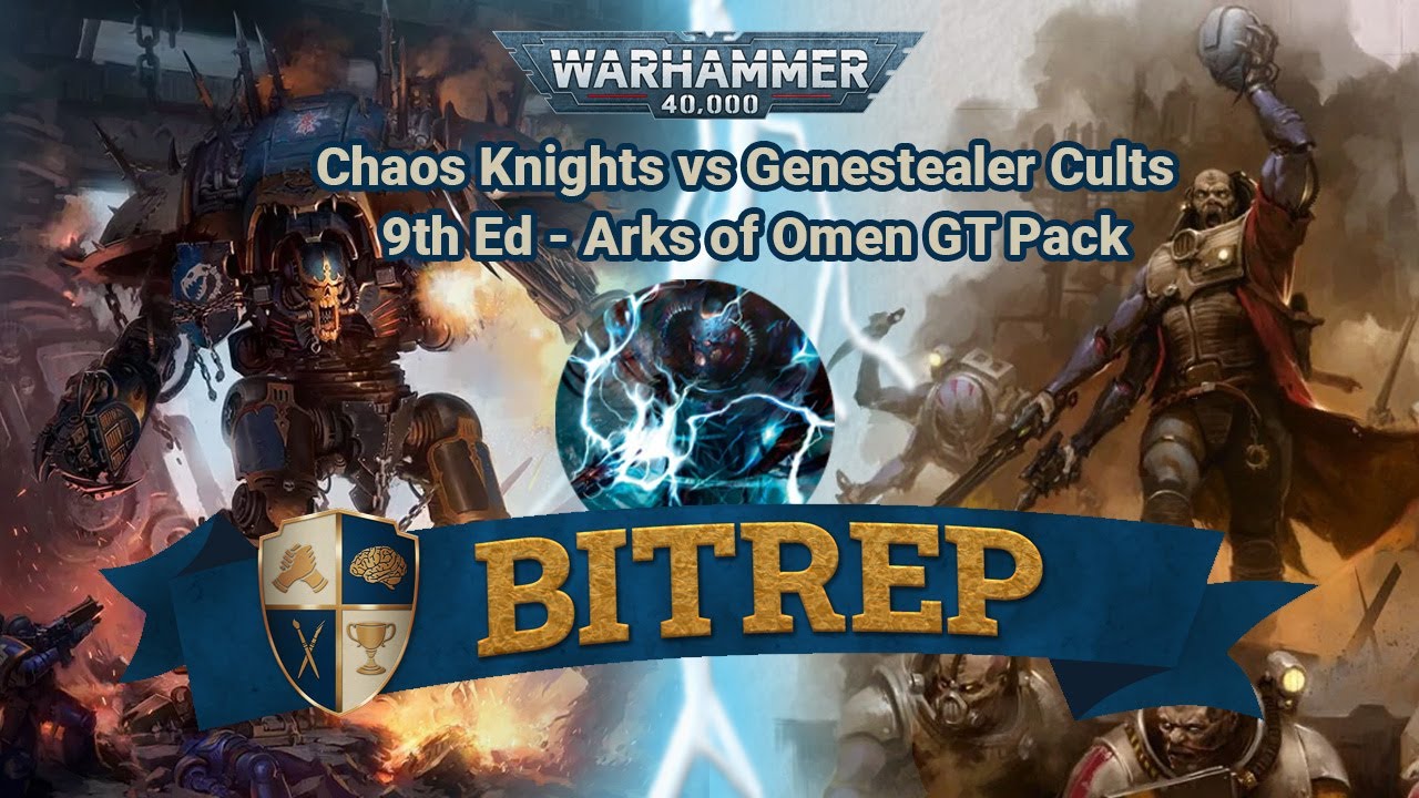 BITREP - Chaos Knights vs Rusted Claw Genestealer Cults - Warhammer 40k Arks of Omens Battle Report