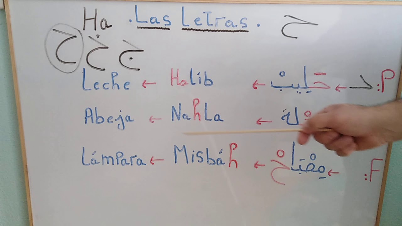 Aprende Árabe Fácil las letras (ح)