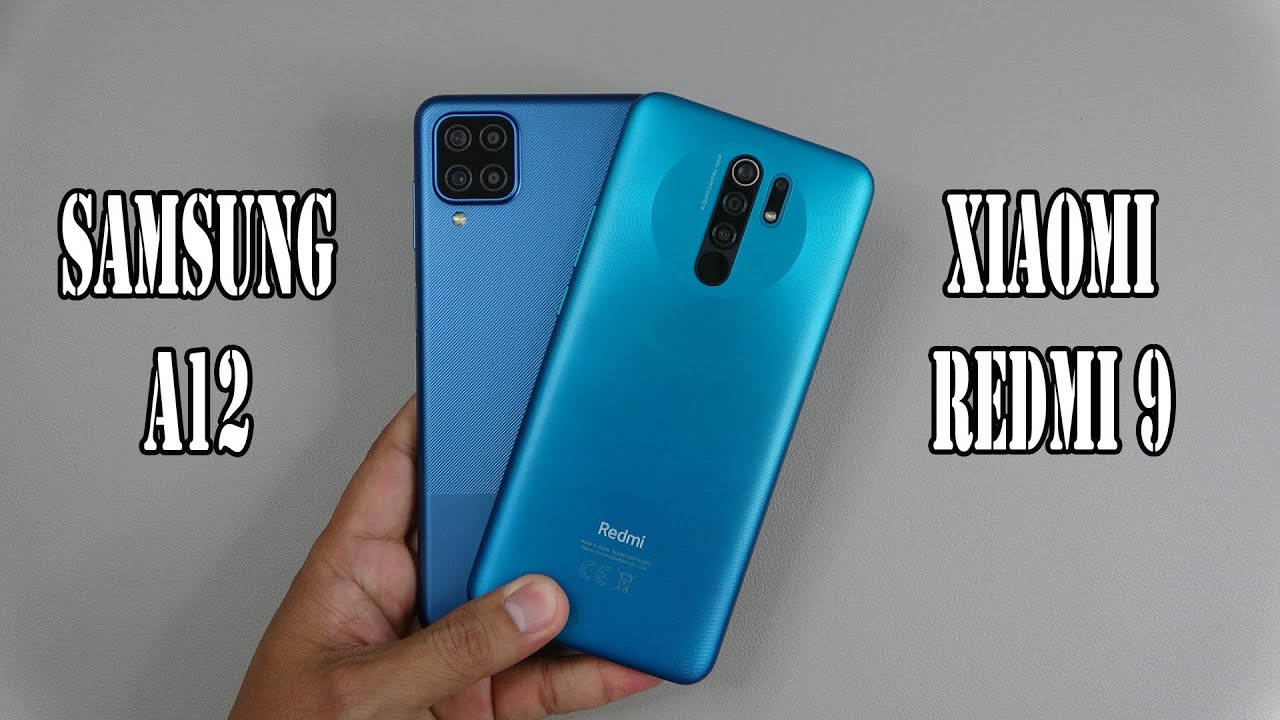 Samsung Galaxy A12 vs Xiaomi Redmi 9 | SpeedTest and Camera comparison