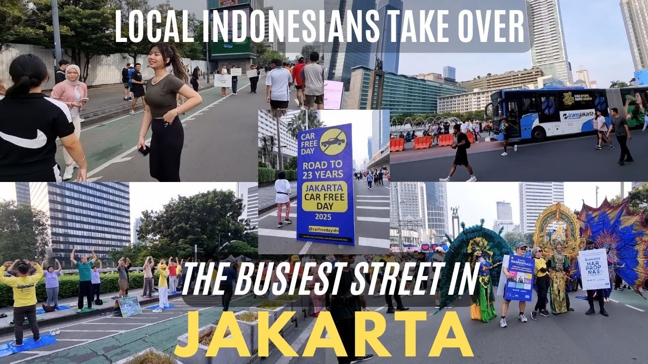 Best Activity To Do On A Sunday in Jakarta - Walking Down Jakarta's Busiest Road on Car Free Day