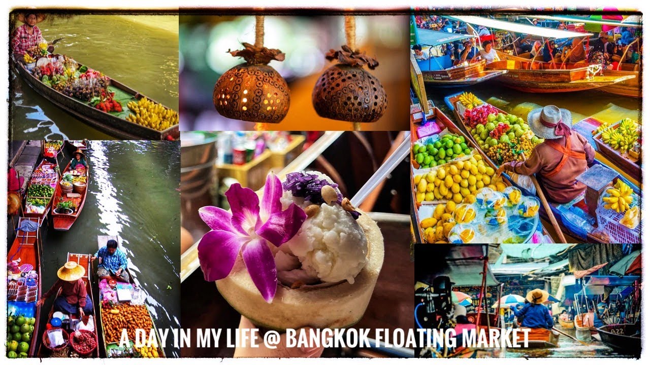 Bangkok Floating Market Tour || Damneon Saduak- Best and Largest among all || Thai Street food