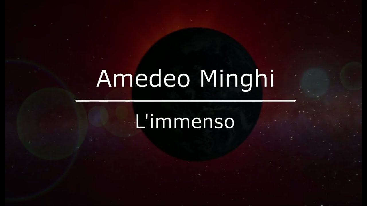 Amedeo Minghi - L'immenso