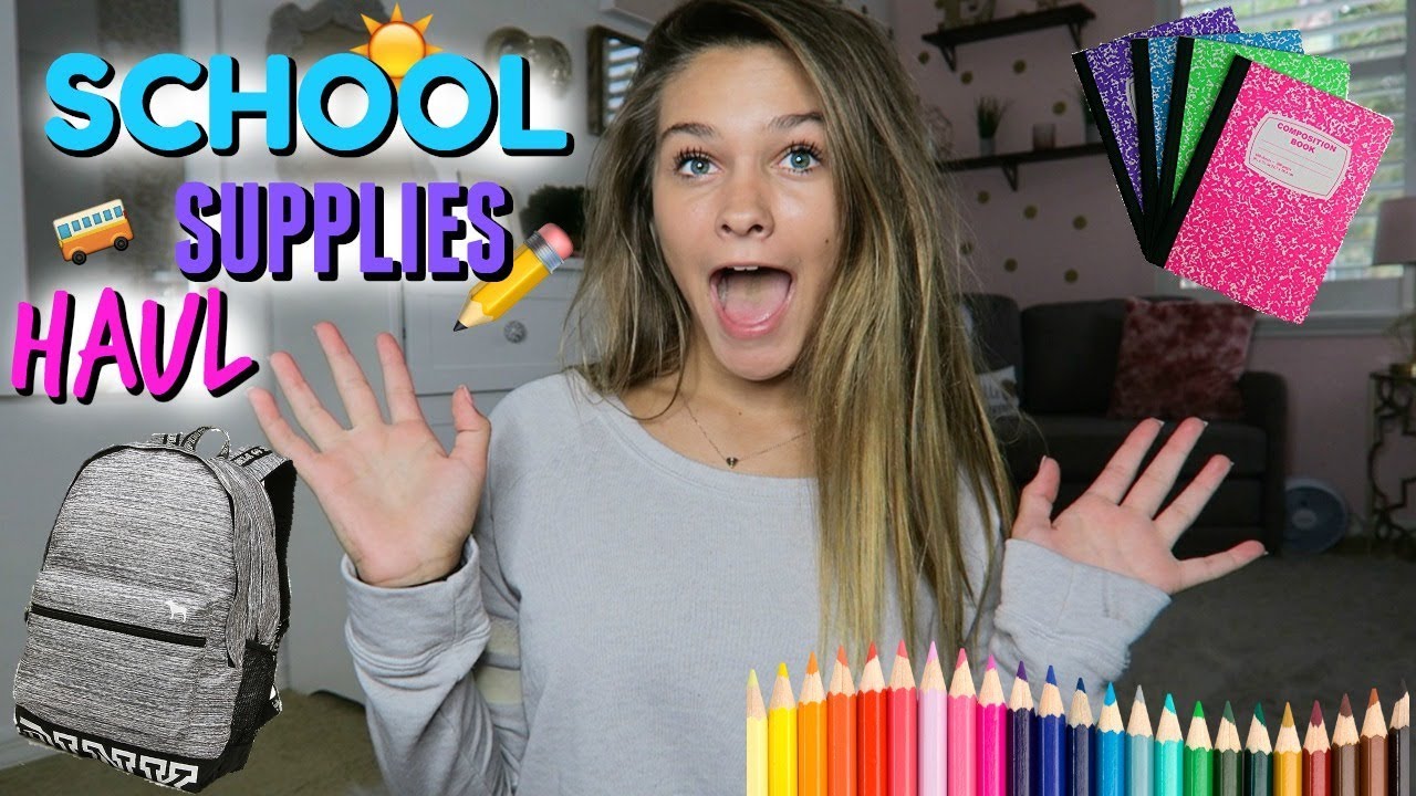 BACK TO SCHOOL SUPPLIES HAUL!