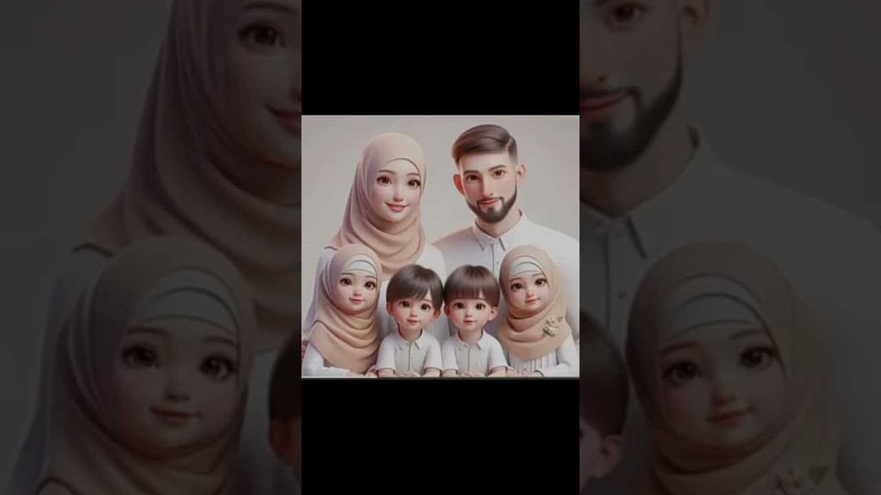 Beautiful 😍 Muslim family Dp ☺️😟😘#video#love#muslim