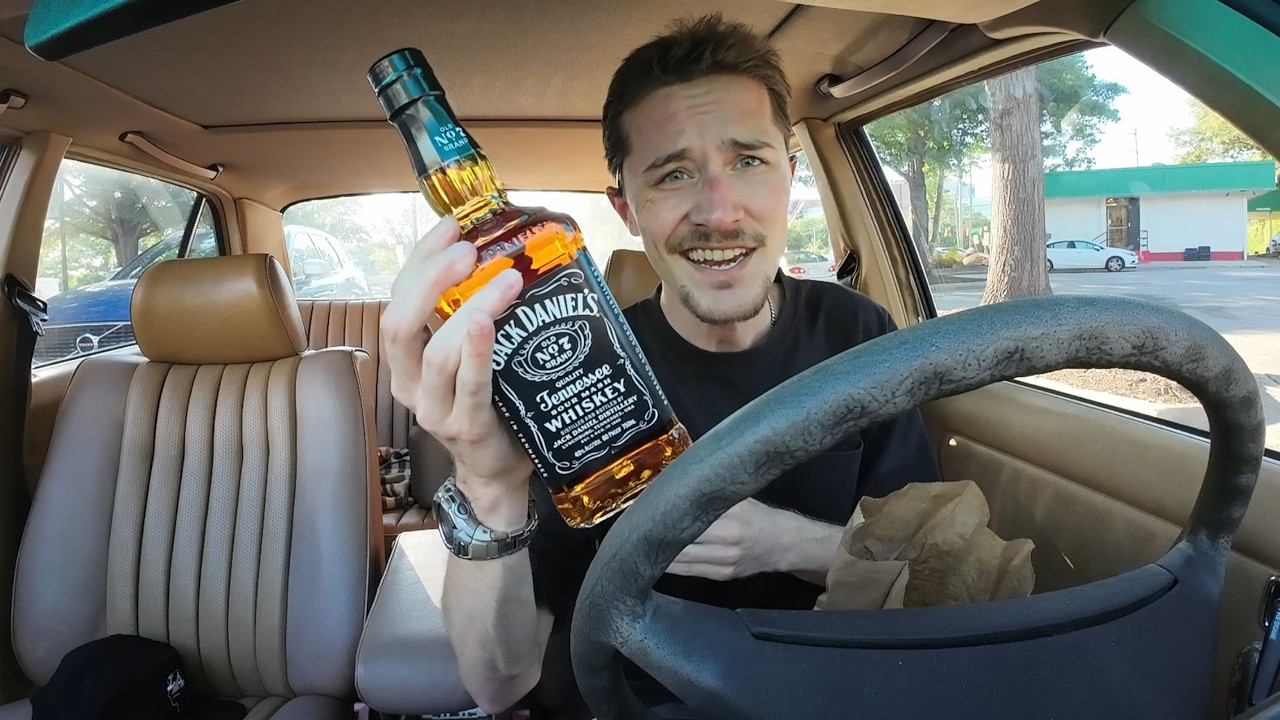Driving My 1980's Diesel Mercedes to the Liquor Store to Buy a Handle of Jack Daniels