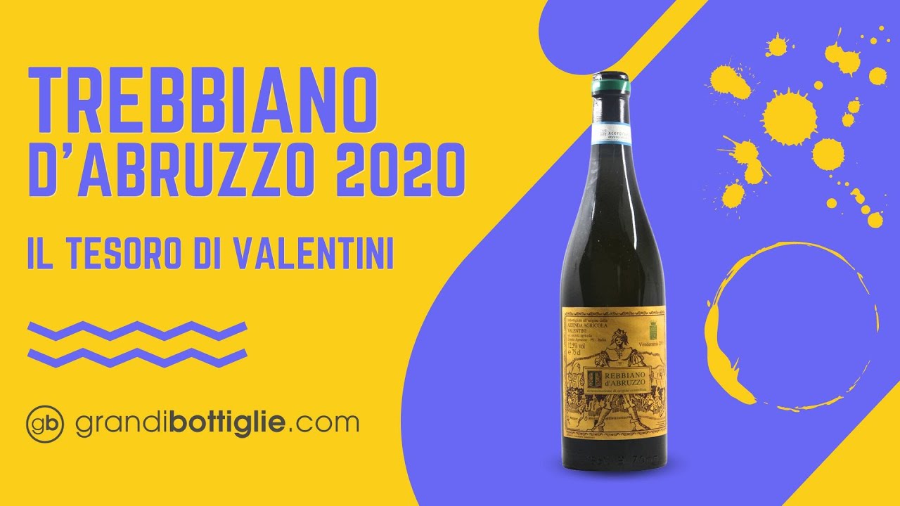 Il Tesoro di Valentini: Trebbiano d'Abruzzo 2020✨
