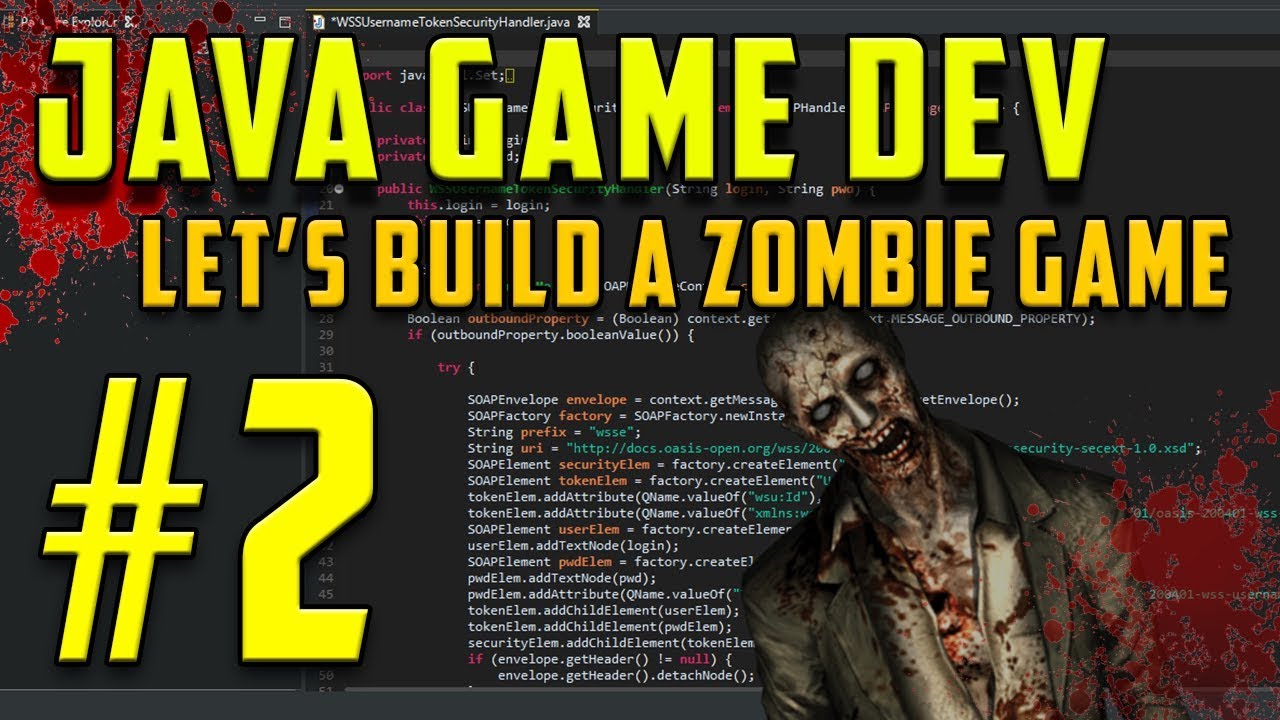 Java Programming: Let's Build a Zombie Game #2