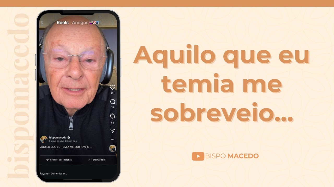 Aquilo que eu temia me sobreveio... - Medita&ccedil;&atilde;o Matinal 28/10/25