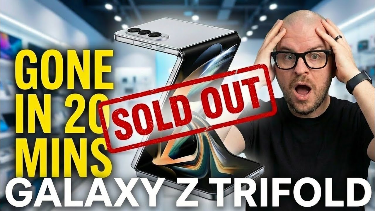 Смартфон Samsung Galaxy Z TriFold распродан в США, но скоро поступит в продажу!