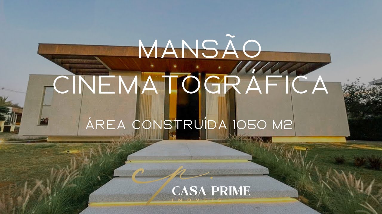 MANSÃO CINEMATOGRÁFICA COM ARQUITETURA CONTEMPORÂNEA EM ITÚ SP | CASA PRIME IMÓVEIS