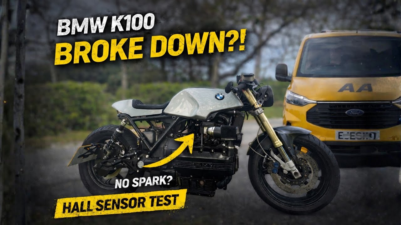 Разборка BMW K100! Проверка датчика Холла (триггер) — нет искры, нет топлива, диагностика