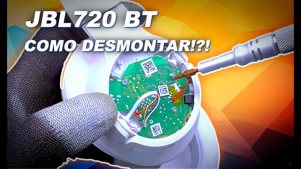 FONE DE OUVIDO JBL720BT | Como desmontar o fone jbl720bt