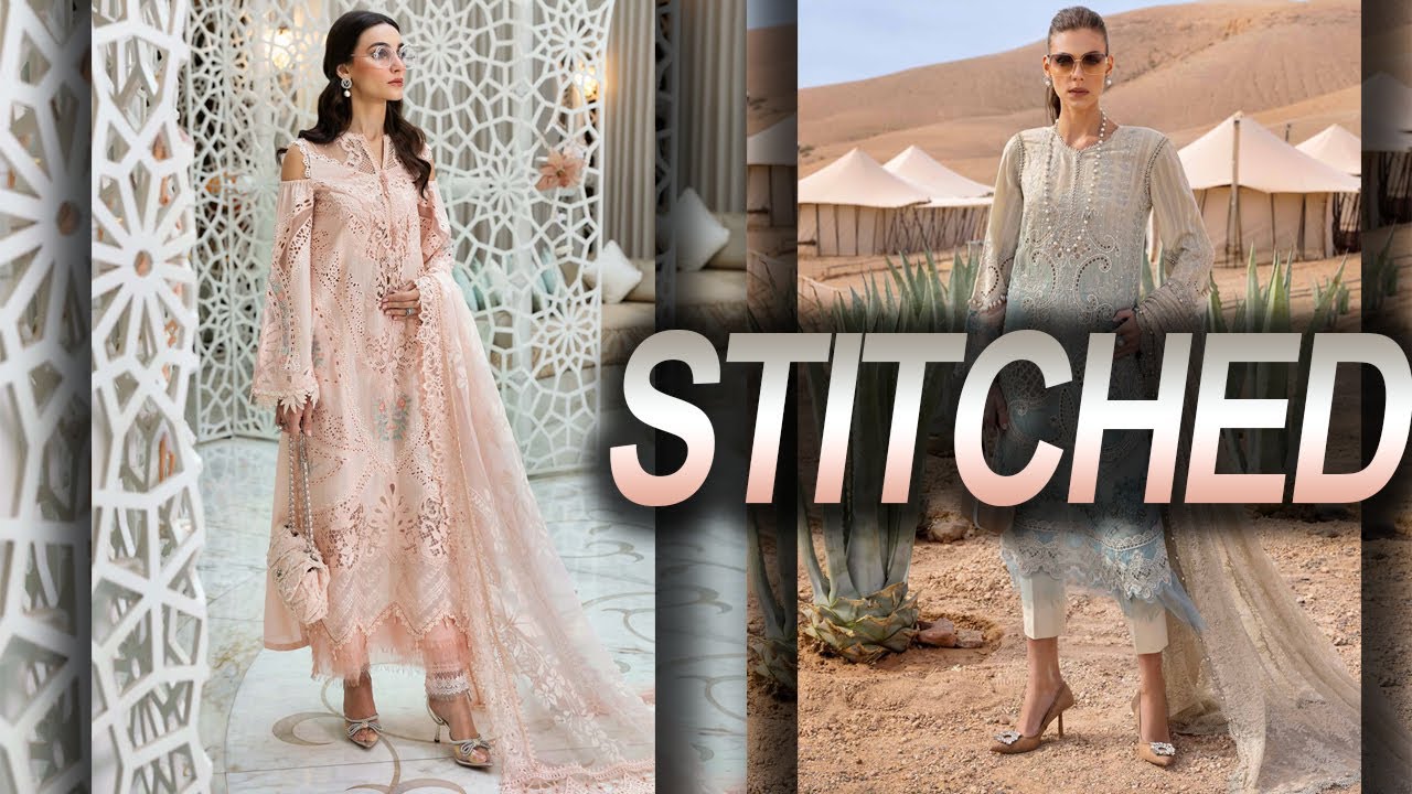 Maria B Lawn Collection 2025 STITCHED Dresses
