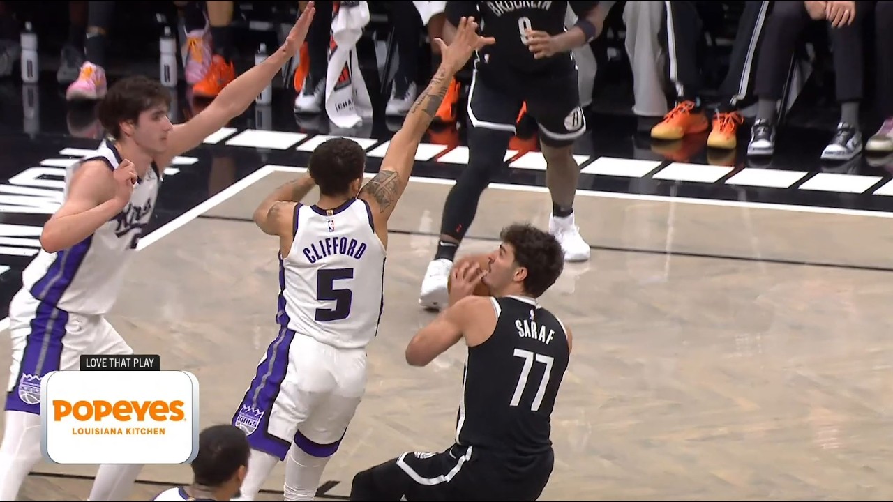 Ben Saraf full highlights vs. Sacramento Kings - 8 Points, a career-high 8 Rebounds, 6 Assists