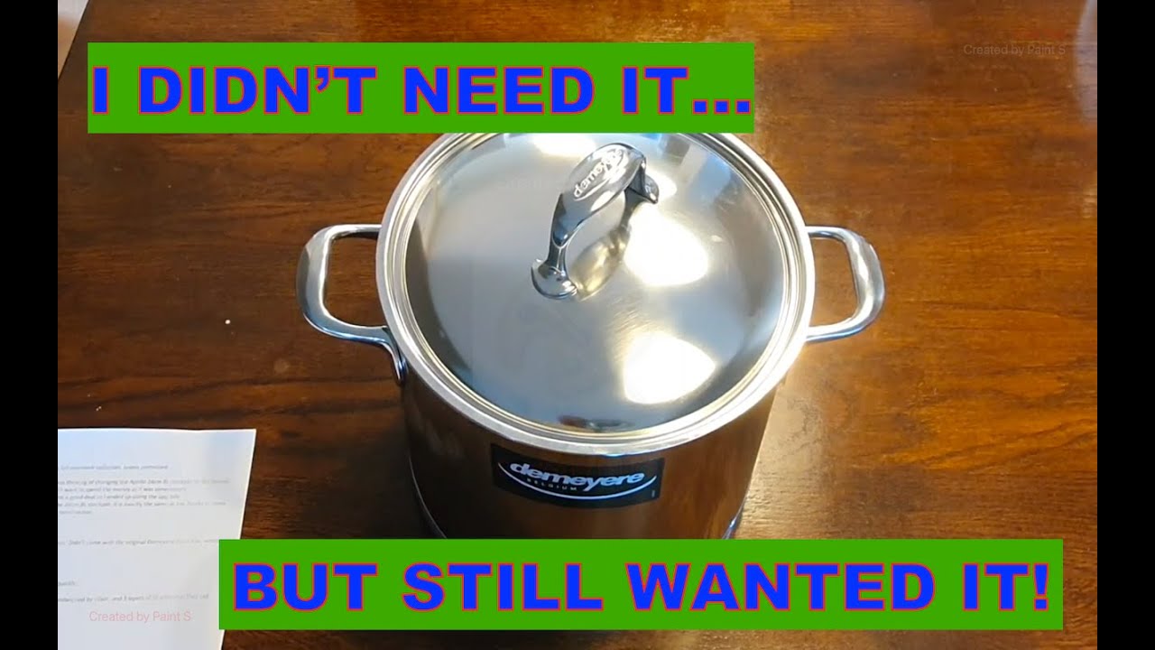 Quick Look and Comparison - Demeyere Atlantis 24cm 8L Stockpot