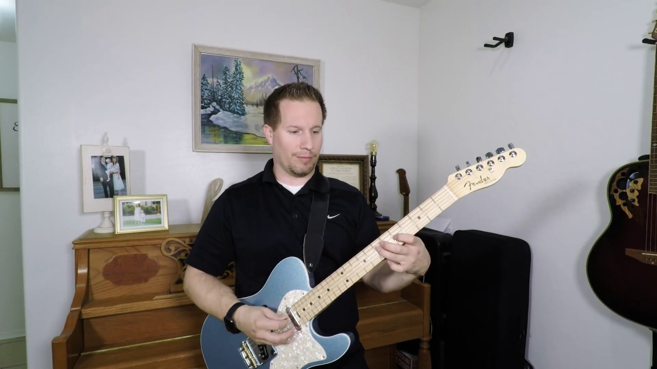 Testing Out the Fender American Elite Thinline Telecaster