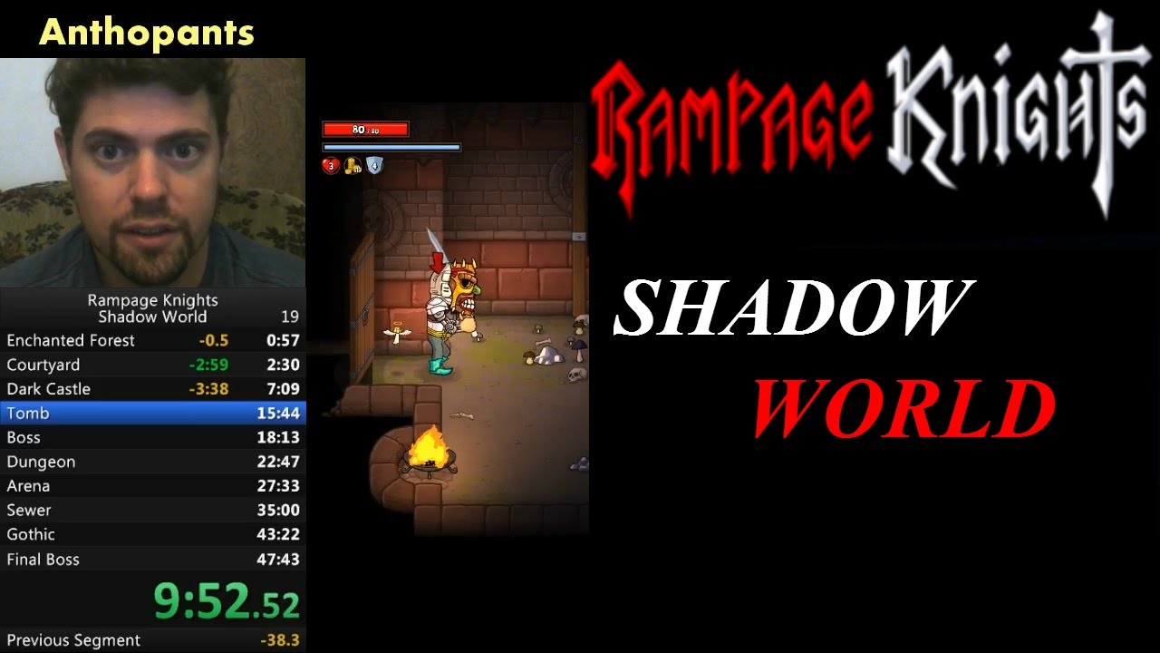 Rampage Knights: Shadow World walkthrough speedrun