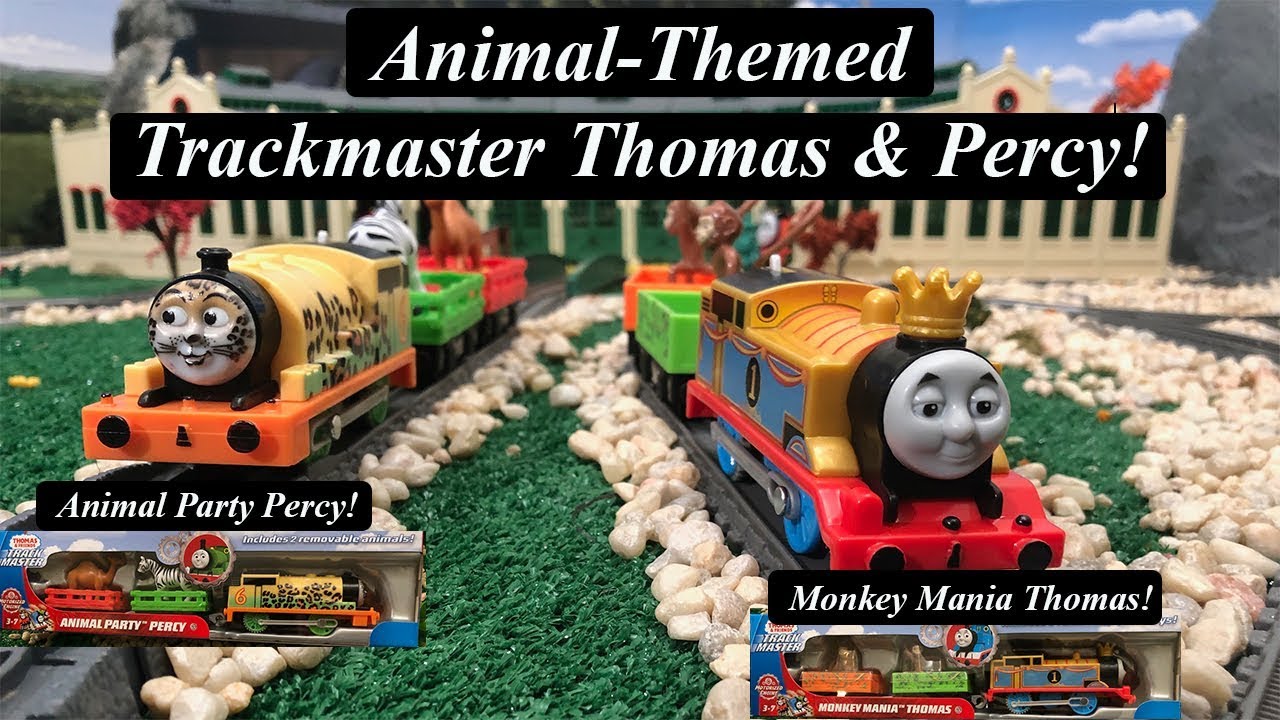 Thomas and Friends Trackmaster Animal Party Percy & Monkey Mania Thomas!