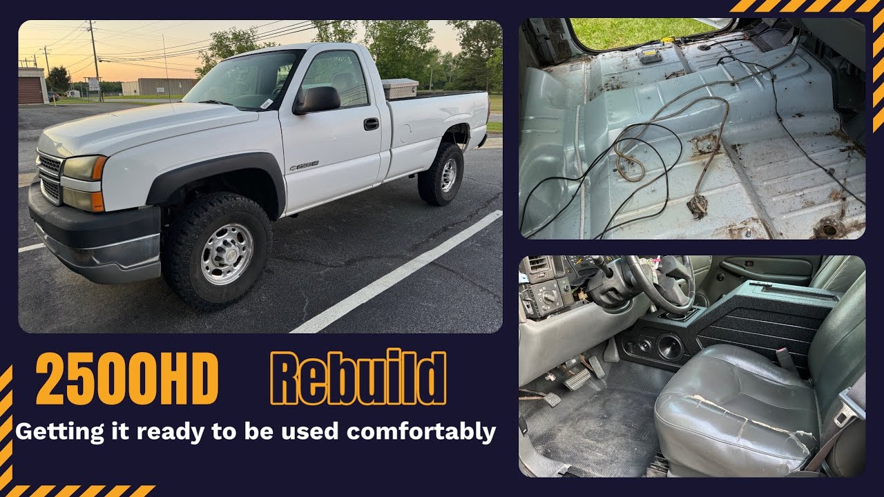 2500hd Build - Part 3 - Stereo Install￼/Interior Install - Lots of Cleaning
