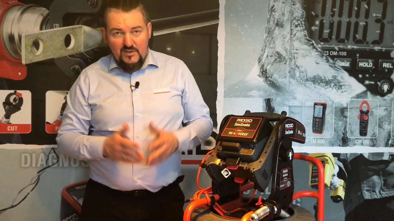 Ridgid kamera SeeSnake  C40 z monitorem CS6X Versa. Kamerowanie i lokalizacja. Inspection & locating