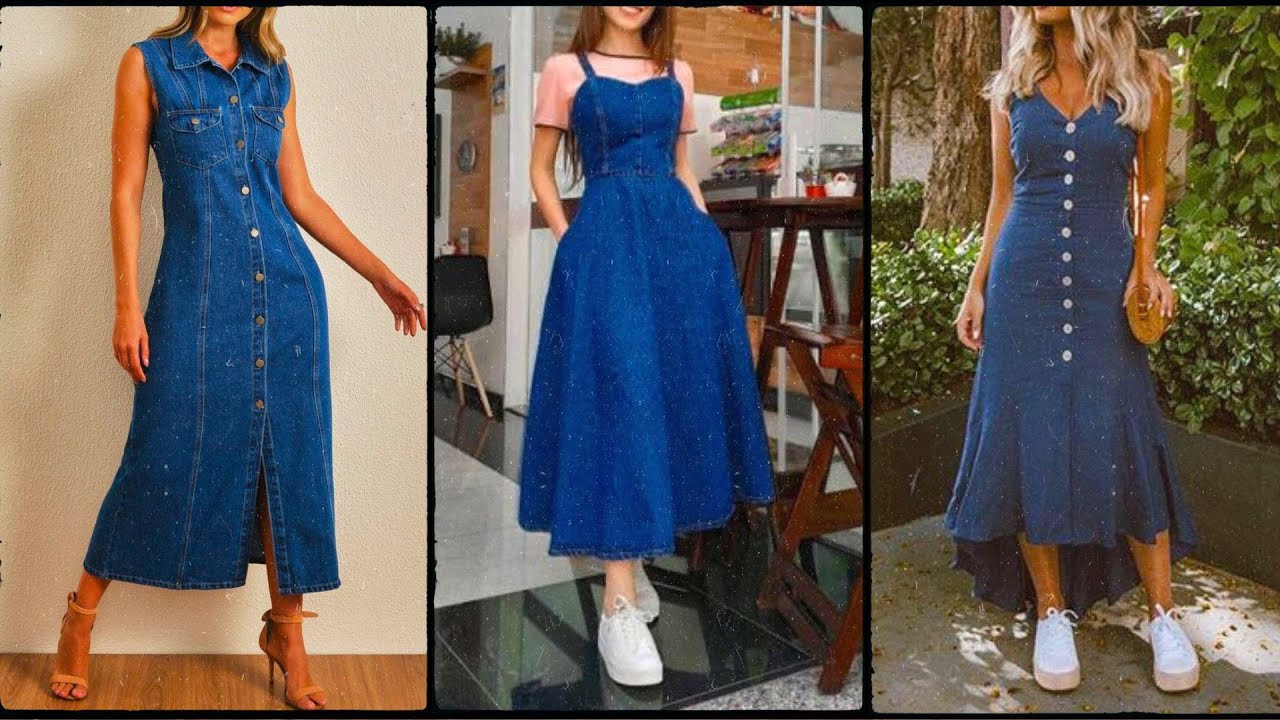 Como Usar Vestido Jeans Estilo e Versatilidade| MODA FEMININA