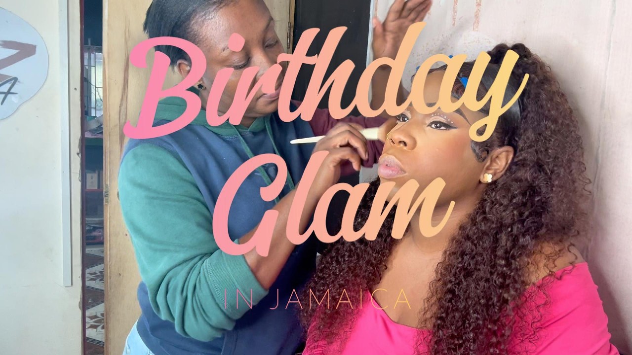 GRWM: Professional Birthday Glam Makeup in Jamaica 🌴💅
