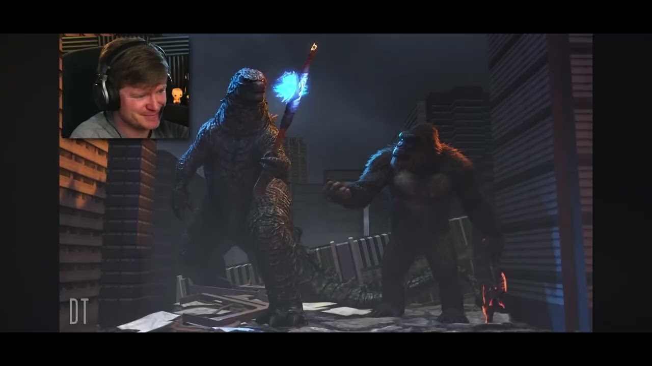 Reacting to Godzilla vs Kong finish the fight 