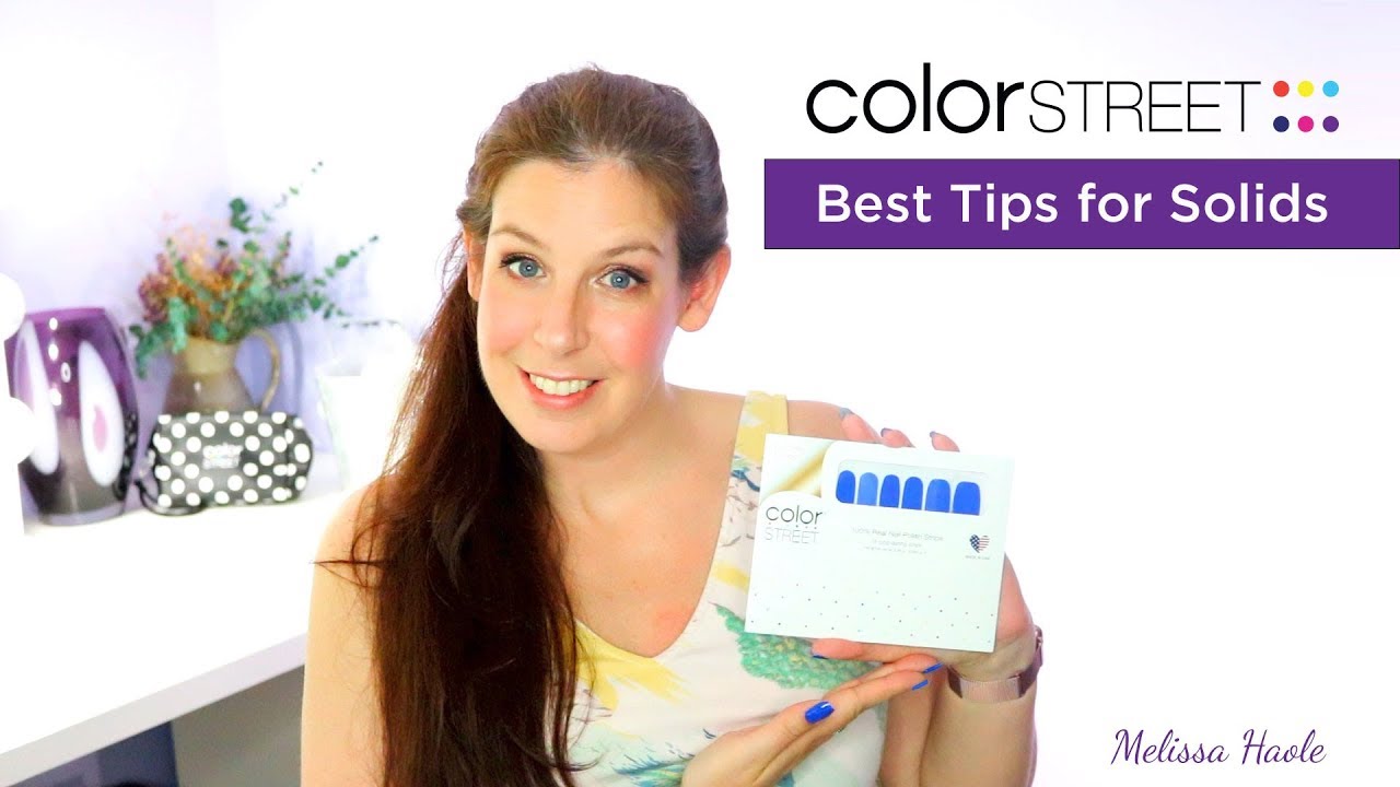 Here are my BEST TIPS for applying Color Street Solids.