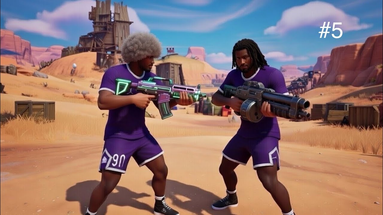 LE DROMA FC SUR FORTNITE ! (DESERT ZONE WARS) #5