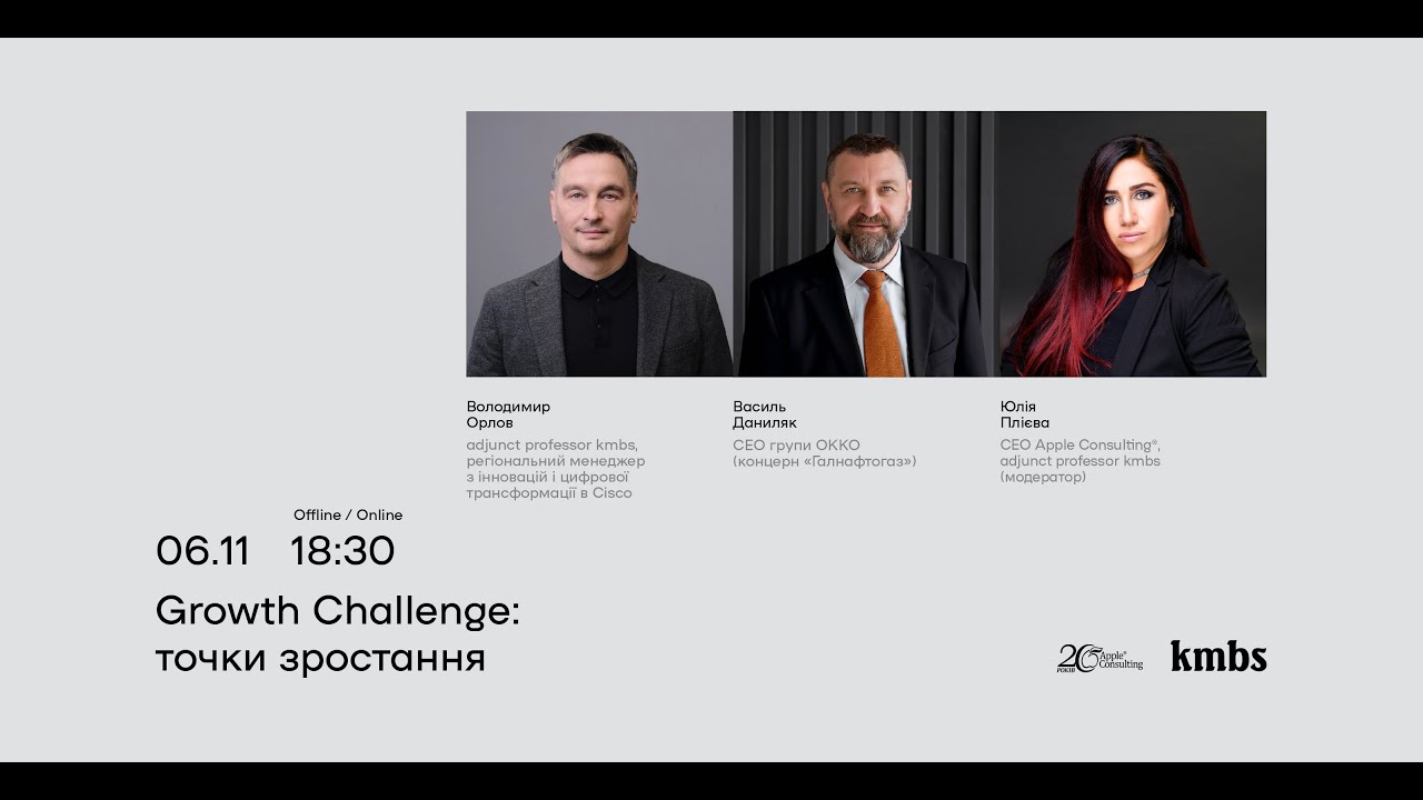 Growth Challenge: точки зростання.
