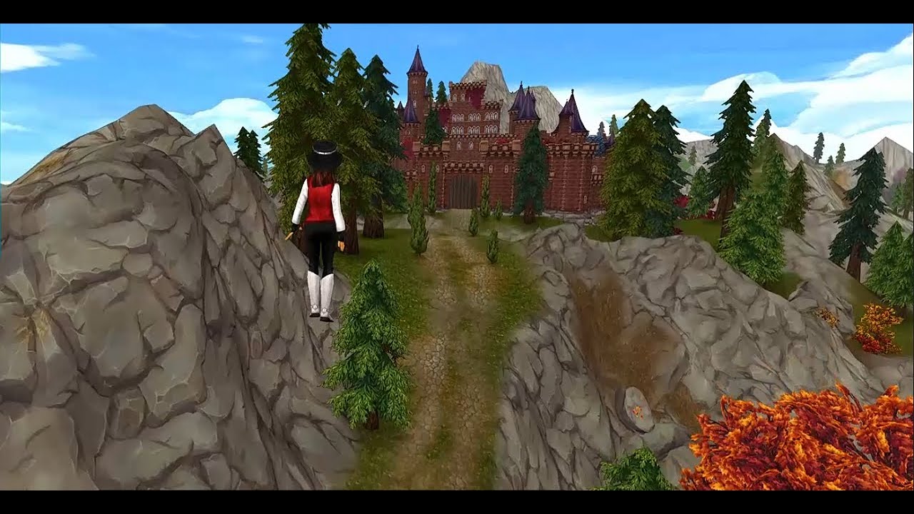 Flying into Marchenghast Castle (star stable glitch)