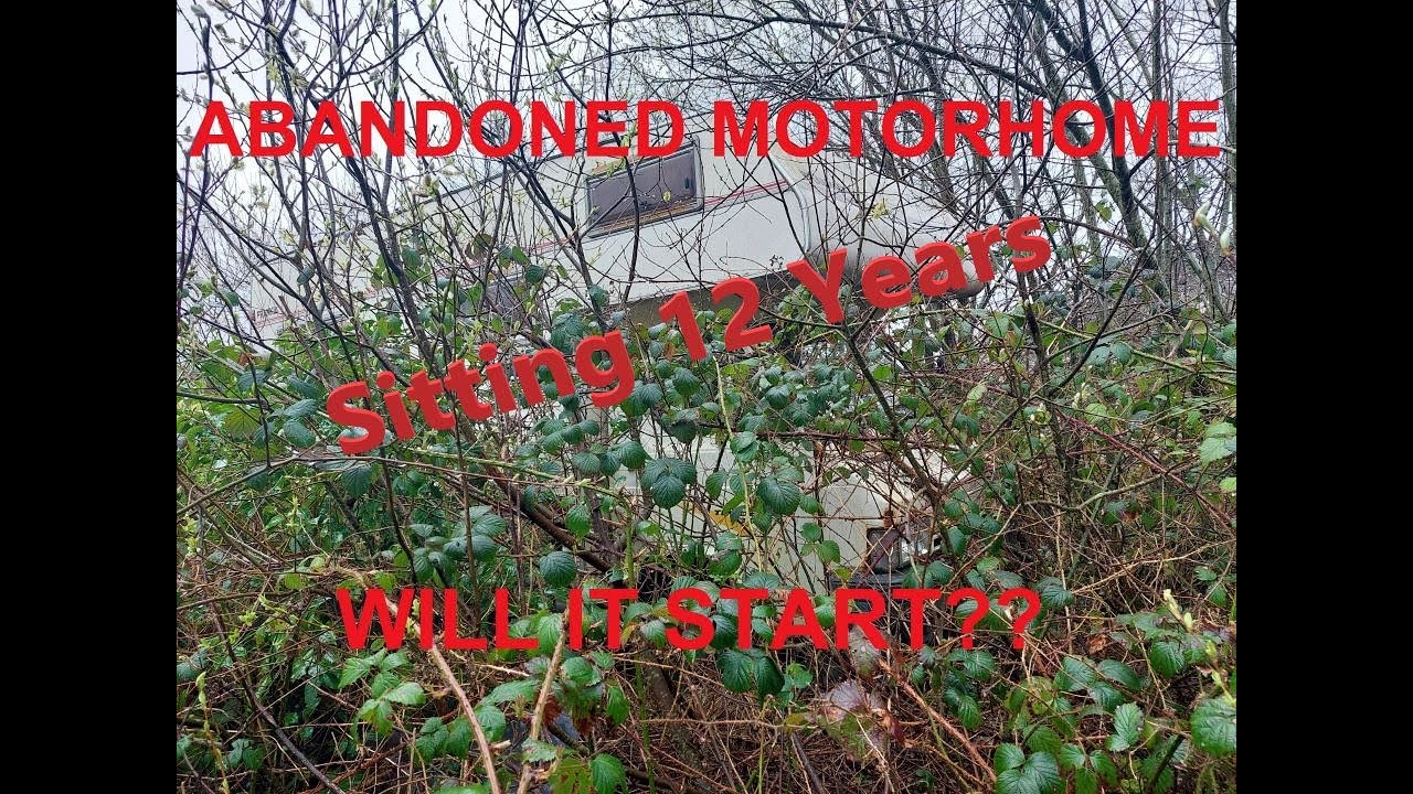 Abandoned Motorhome - Will It Start? Sitting 12 Years In The Bushes