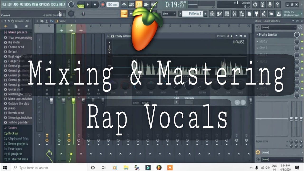 How to Mix and master Your Rap Vocals with beat | Hindi Tutorial - Fl Studio