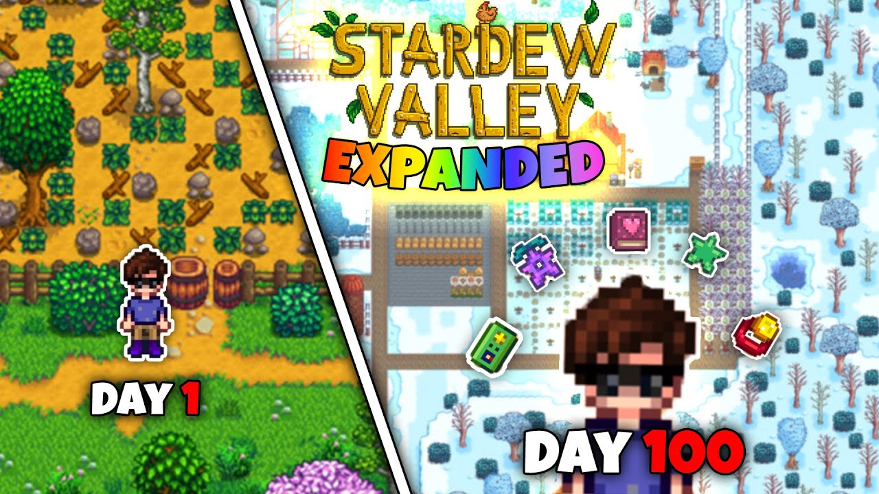 How far can I get in 100 Days of Stardew Valley EXPANDED?