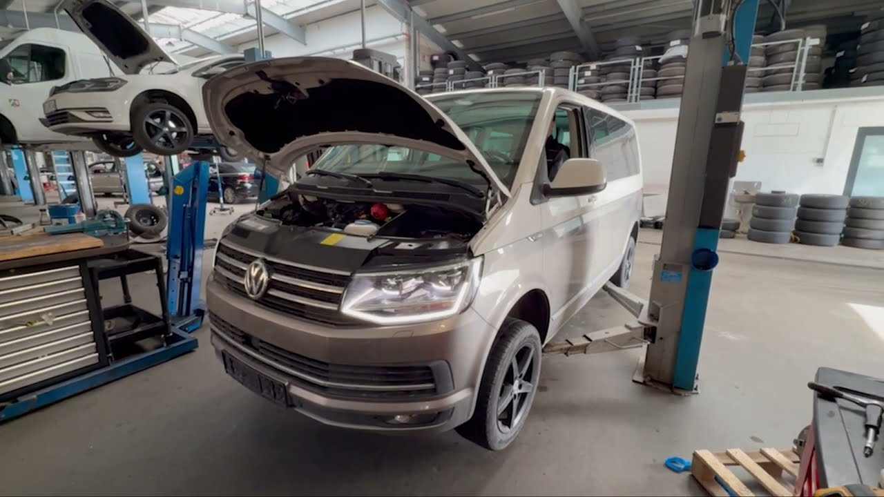 Getriebeschaden an einem VW T5 T6 mit DSG DQ500 Getriebe.  Defekte Antriebswelle, kein Vortrieb mehr