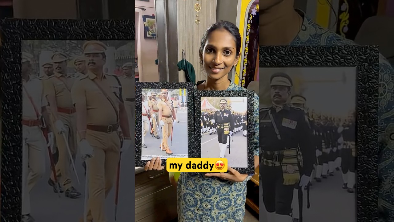 About my appa🥰 Thatha😍 and family🤗 ACP | Police Retied Inspector | #viral #trending #police