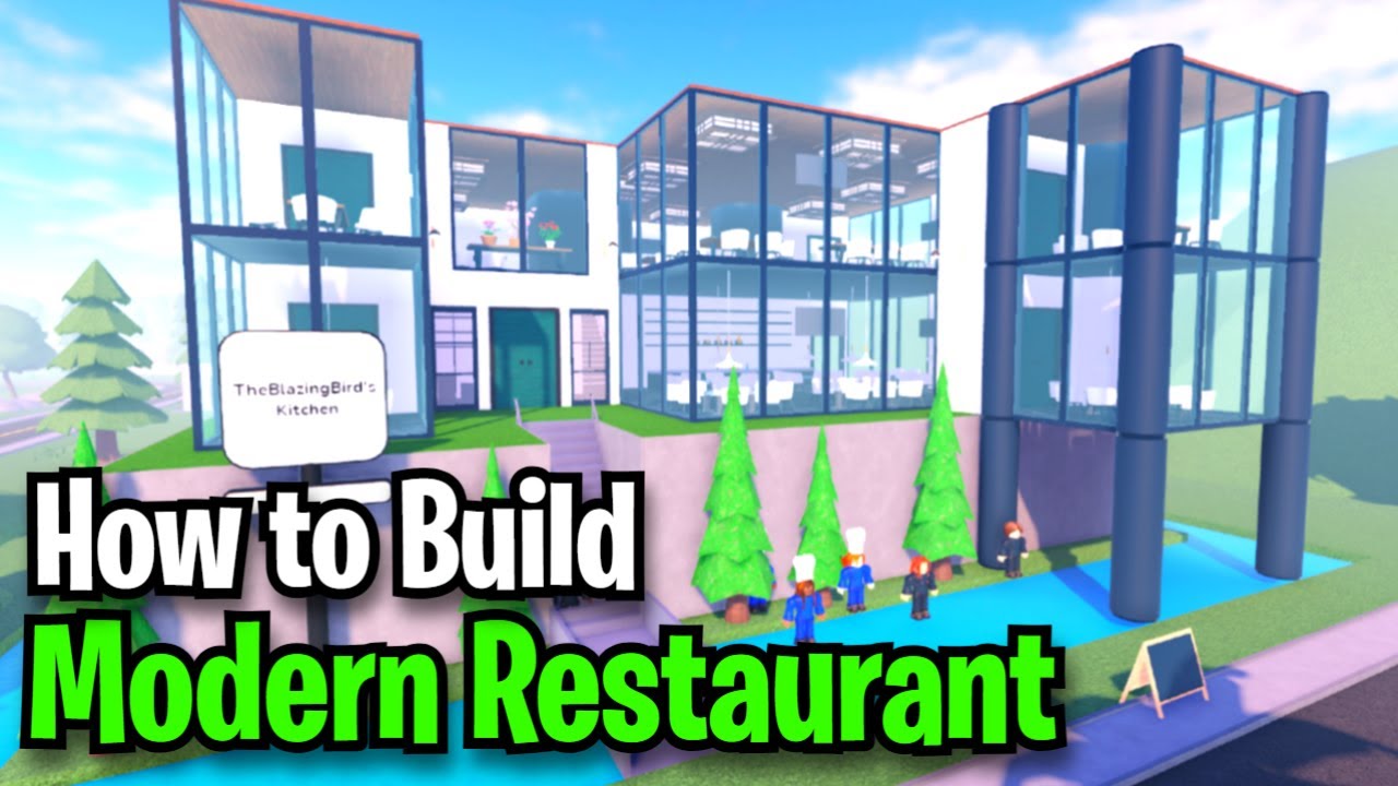 Restaurant Tycoon 3 ll Modern Restaurant Design Idea (Tutorial) ll Roblox (Version 4)