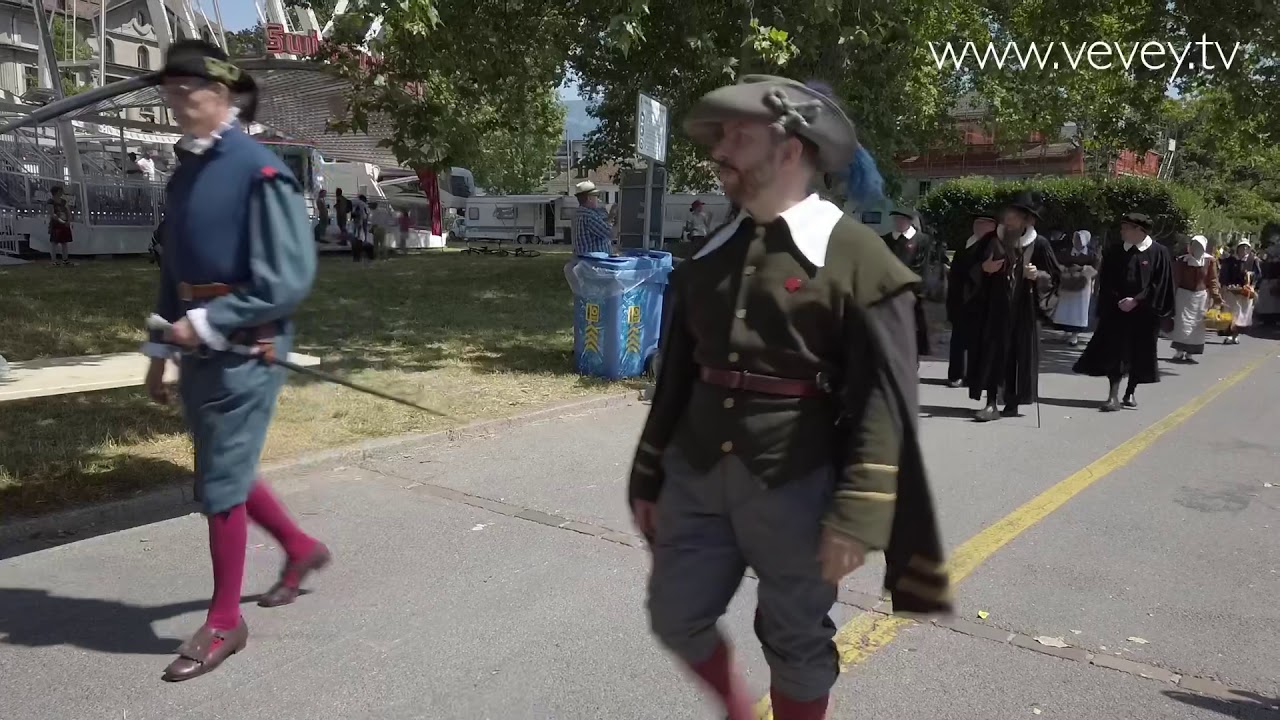 Le cortège des genevois :