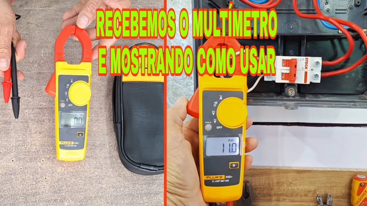 MULT&Iacute;METRO FLUKE 302+ COMO USAR.