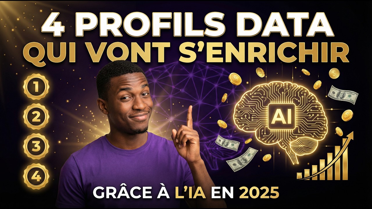 Quels profils data vont devenir riches grâce à l’IA en 2025 ?