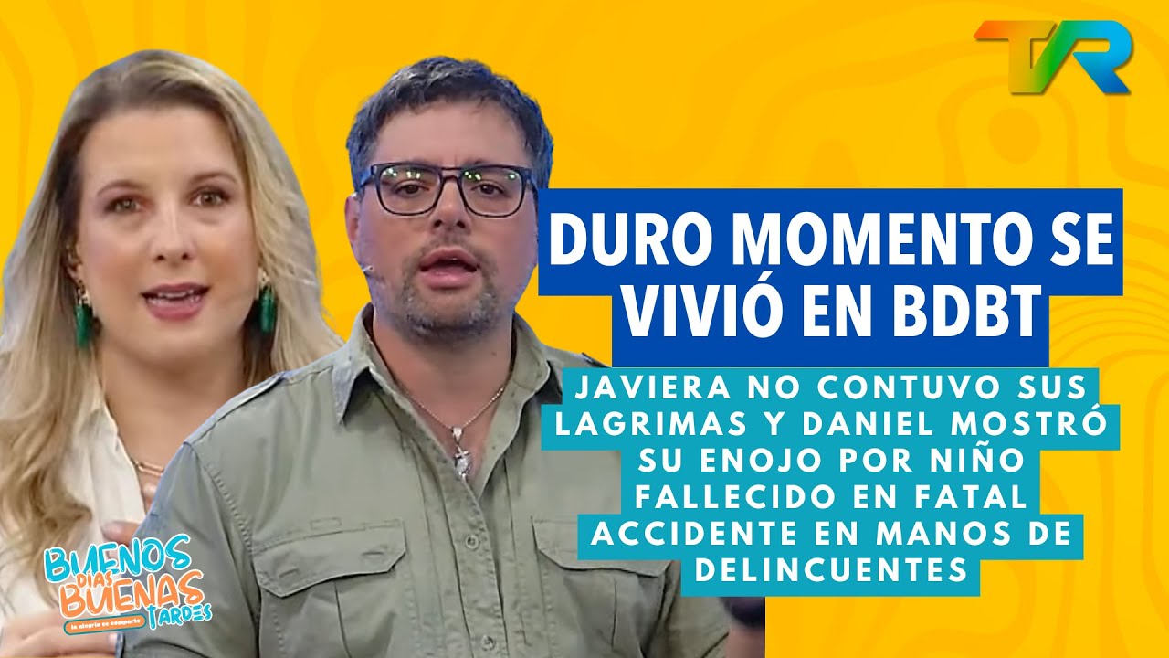 ¡ROMPIÓ EN LLANTO EN VIVO! | LA REFLEXIÓN DE JAVIERA Y DANIEL POR NIÑO FALLECIDO | BDBT